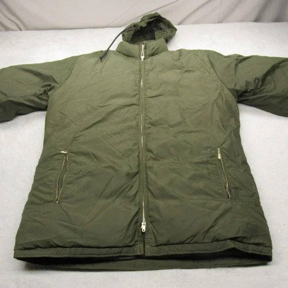 Abercrombie Fitch Down Jacket Men Large‎ Green Water Resist Puff VTG RARE 70 80s
